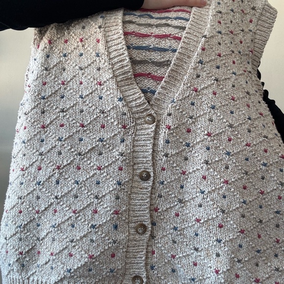 Northern Reflections Beige V-Neck Sweater Vest - Picture 5 of 9